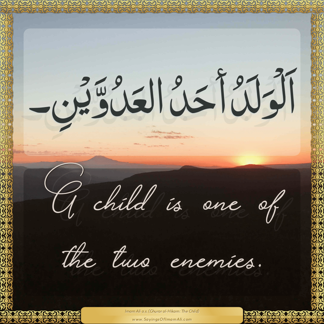 A child is one of the two enemies.